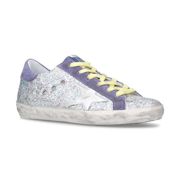 Golden Goose Shoes - Golden Goose Holographic Holo Superstars Glitter